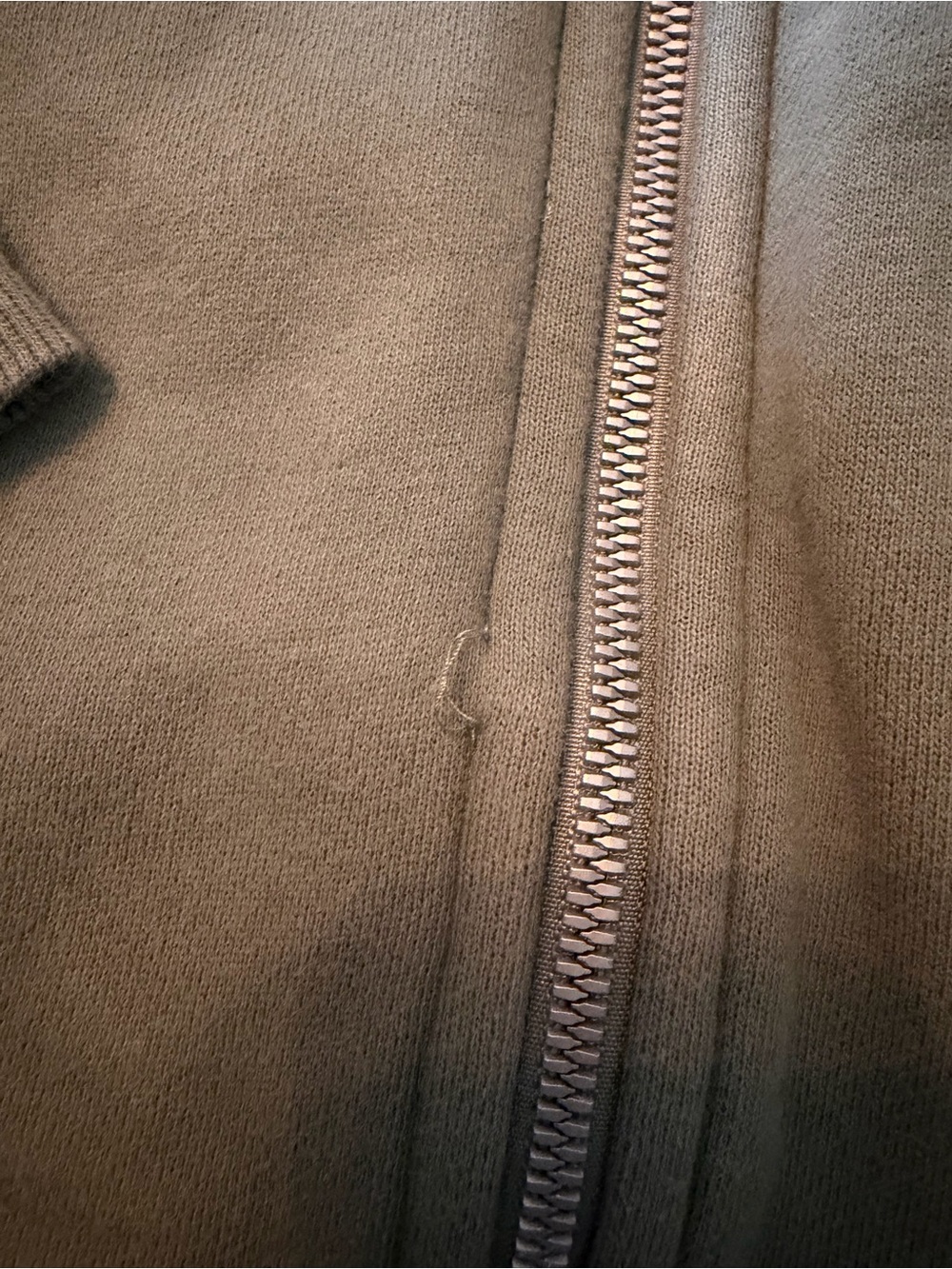 Lululemon Scuba Full-Zip Long Length Hoodie Gray Eucalyptus Size 18 - Picture 4 of 5